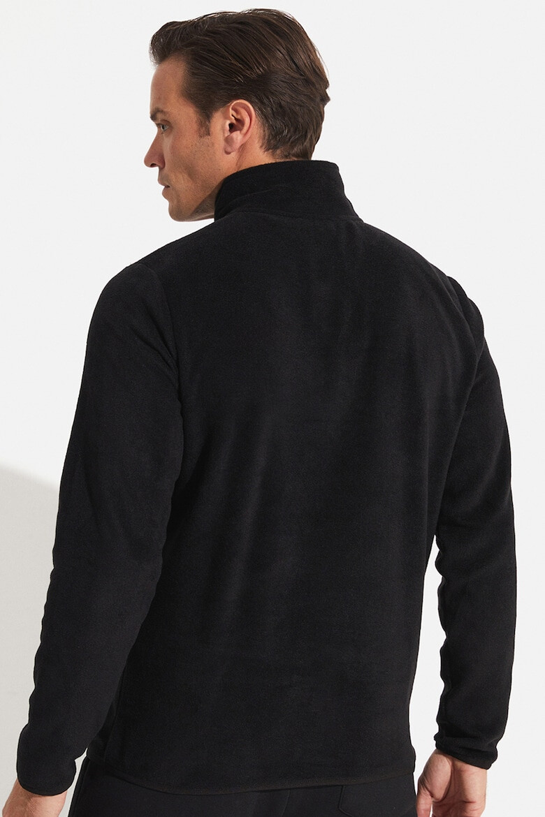 JoyStar Bluza de trening din material fleece cu fermoar scurt - Pled.ro