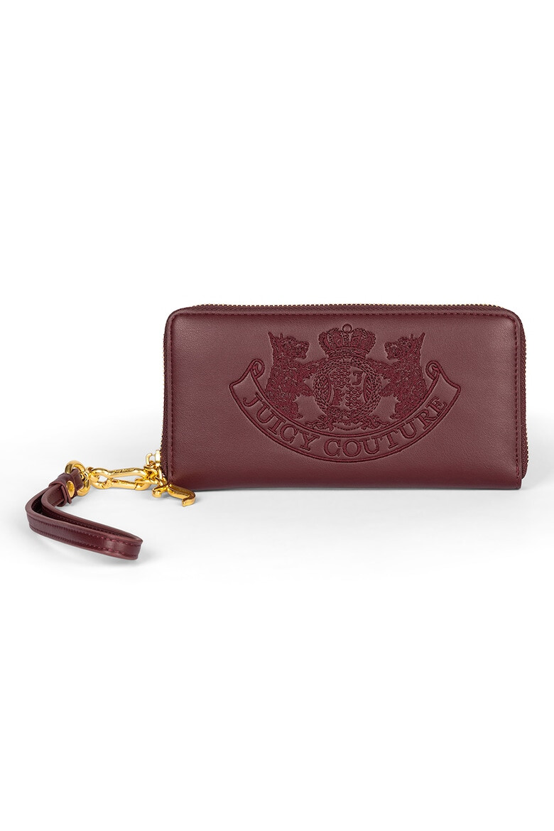 Juicy Couture Portofel de piele ecologica cu logo brodat Twig - Pled.ro