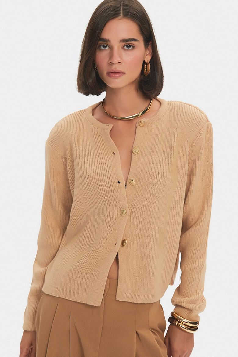 June Cardigan cu aspect striat - Pled.ro