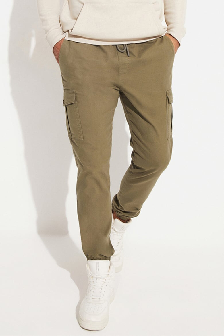 June Pantaloni cargo cu snur de ajustare in talie - Pled.ro