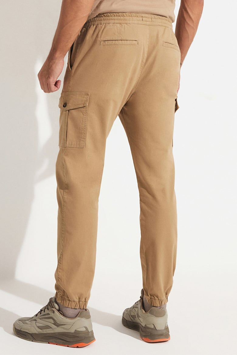 June Pantaloni cargo cu snur de ajustare in talie - Pled.ro