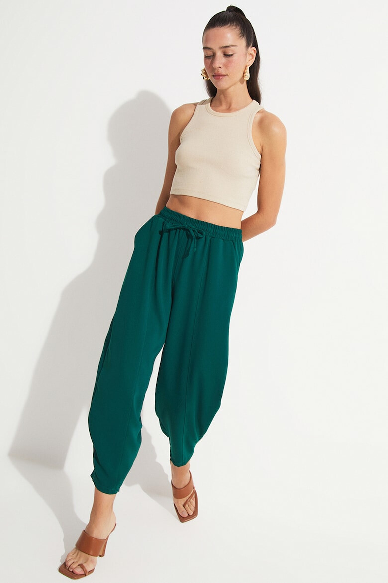 June Pantaloni crop relaxed fit - Pled.ro