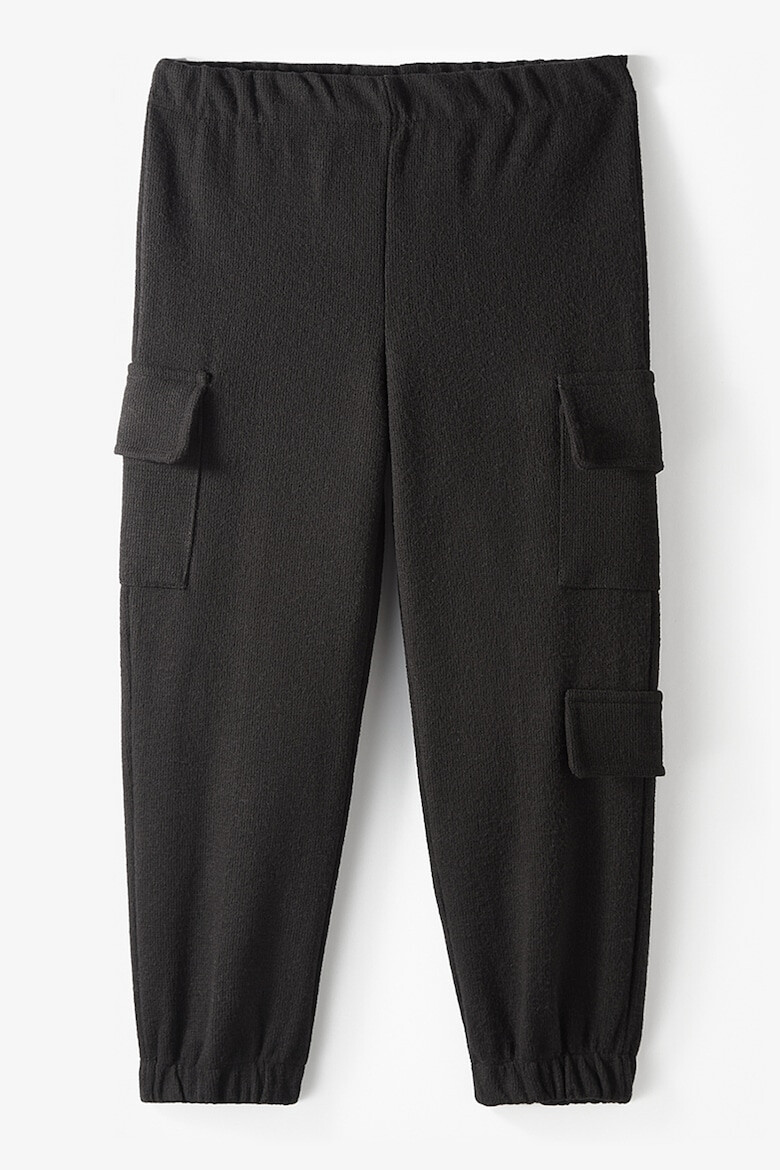 June Pantaloni jogger uni cu buzunare aplicate - Pled.ro