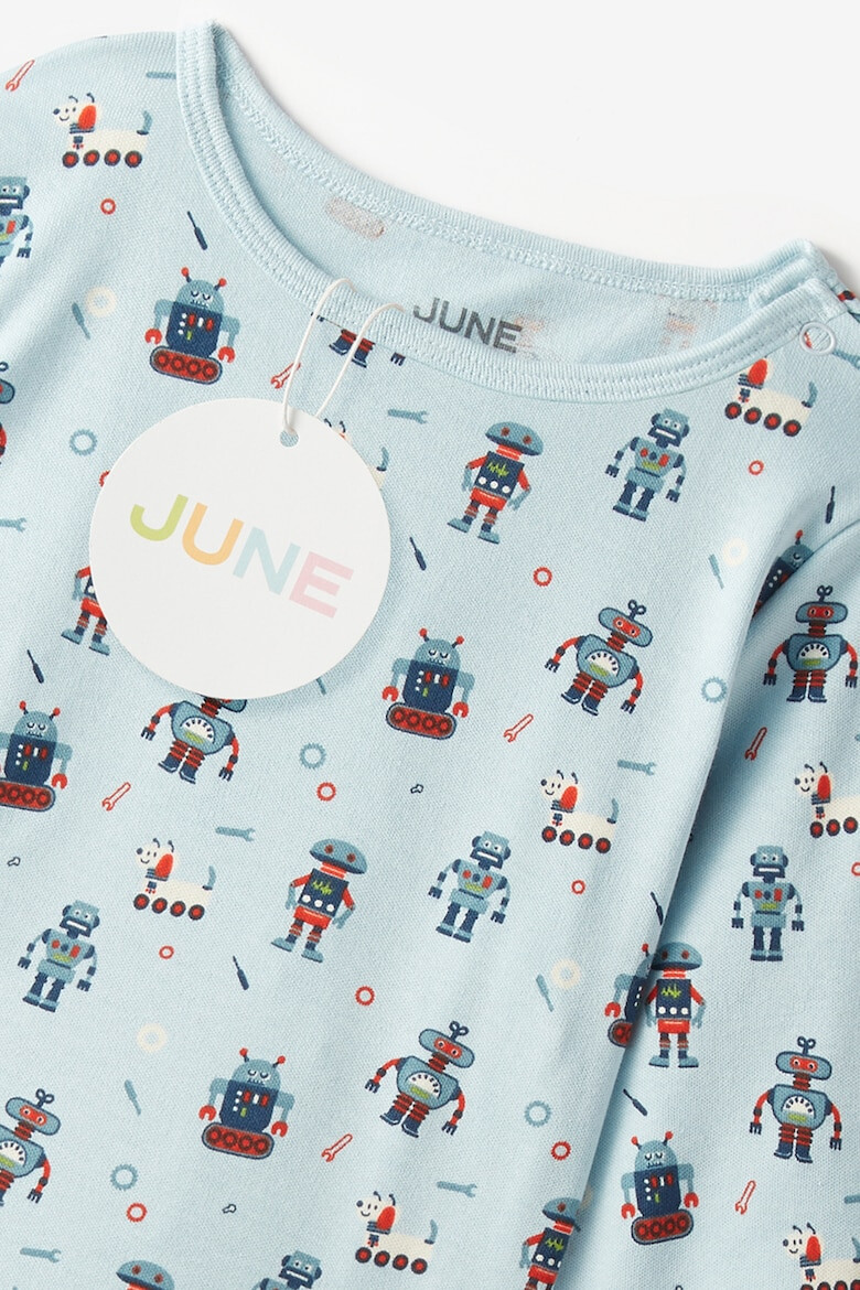 June Pijama din bumbac cu imprimeu - Pled.ro