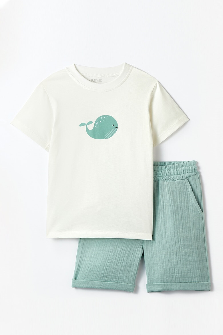 June Set de tricou si pantaloni scurti - 2 piese - Pled.ro