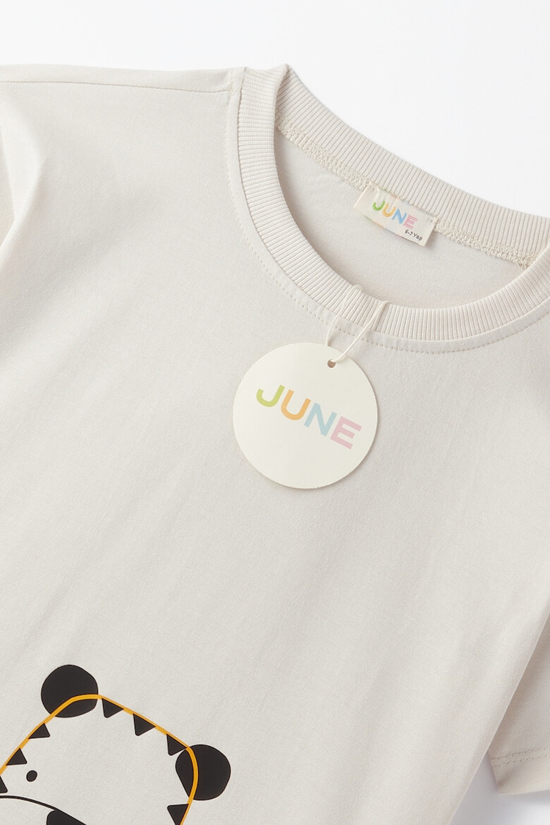 June Tricou de bumbac cu imprimeu grafic - Pled.ro