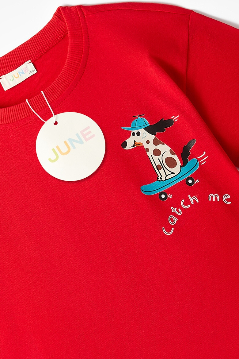 June Tricou de bumbac cu imprimeu grafic - Pled.ro