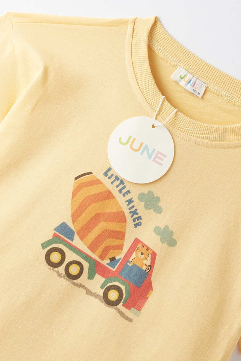 June Tricou de bumbac cu imprimeu grafic - Pled.ro