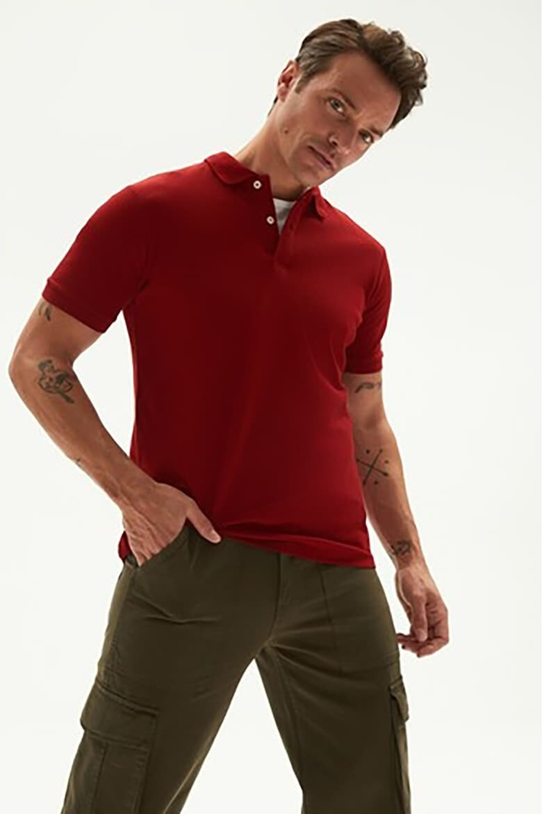 June Tricou polo cu model uni - Pled.ro