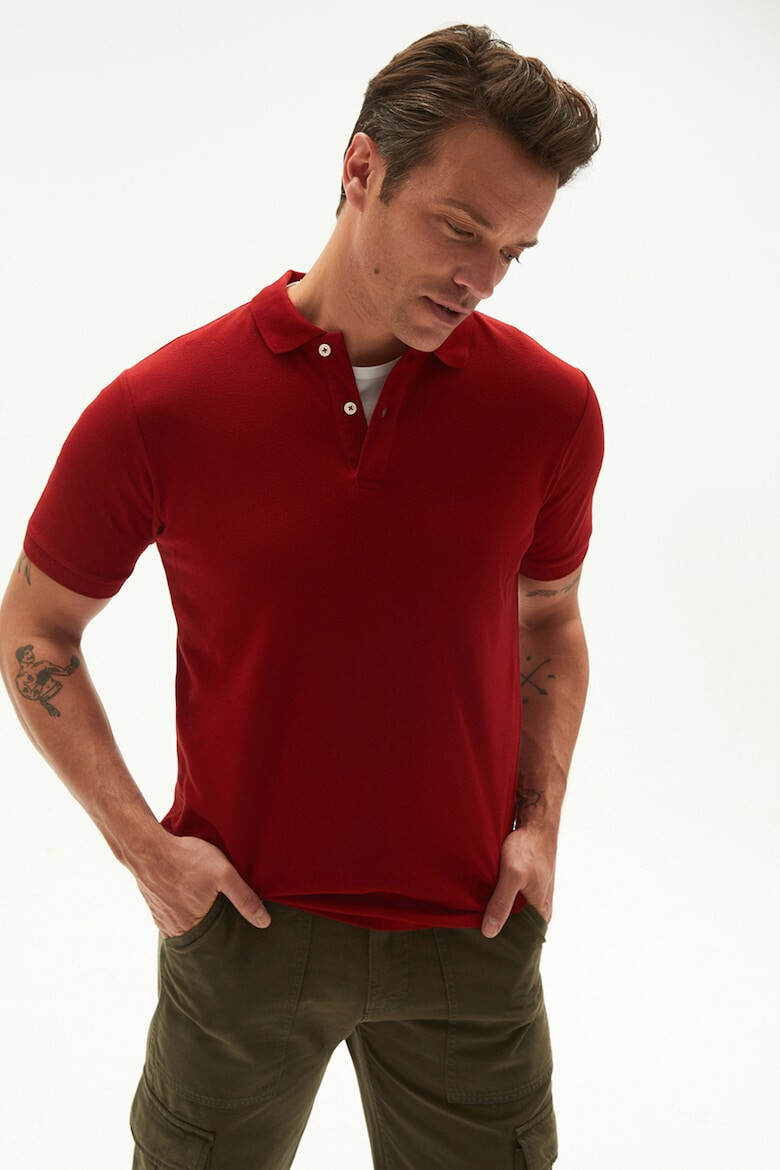 June Tricou polo cu model uni - Pled.ro