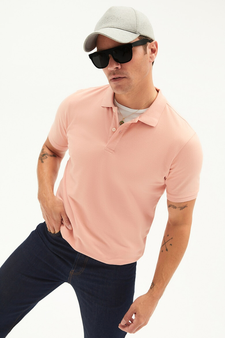 June Tricou polo cu model uni - Pled.ro