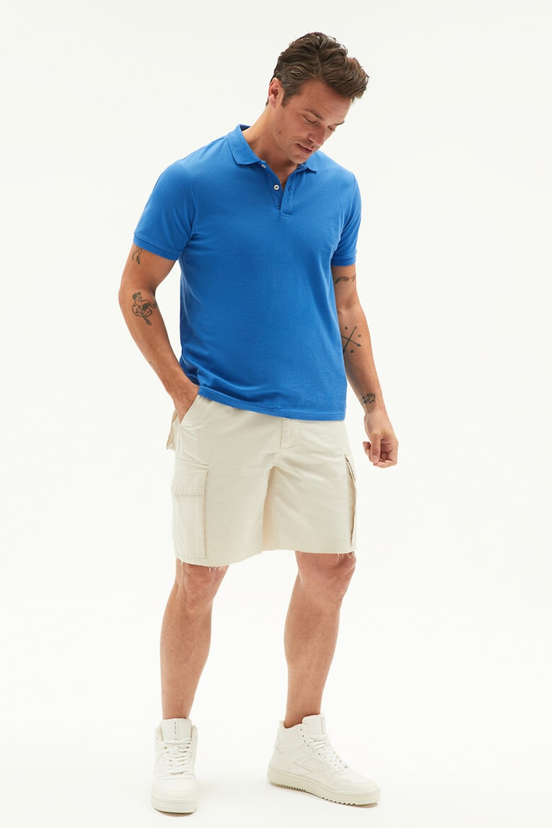 June Tricou polo cu model uni - Pled.ro