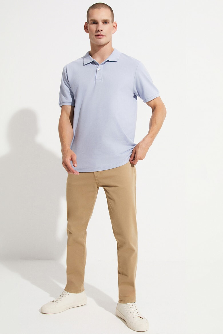 June Tricou polo cu model uni - Pled.ro