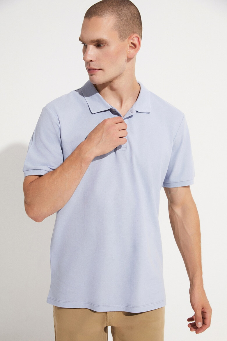 June Tricou polo cu model uni - Pled.ro