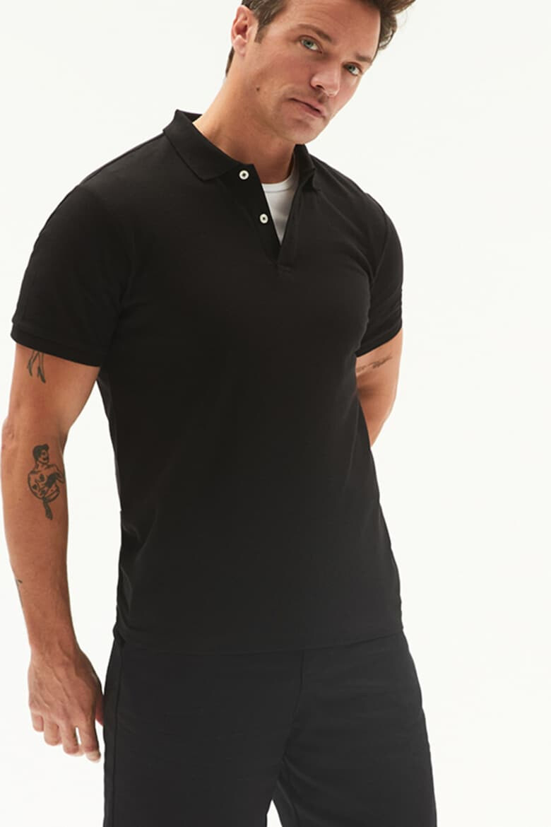 June Tricou polo cu model uni - Pled.ro