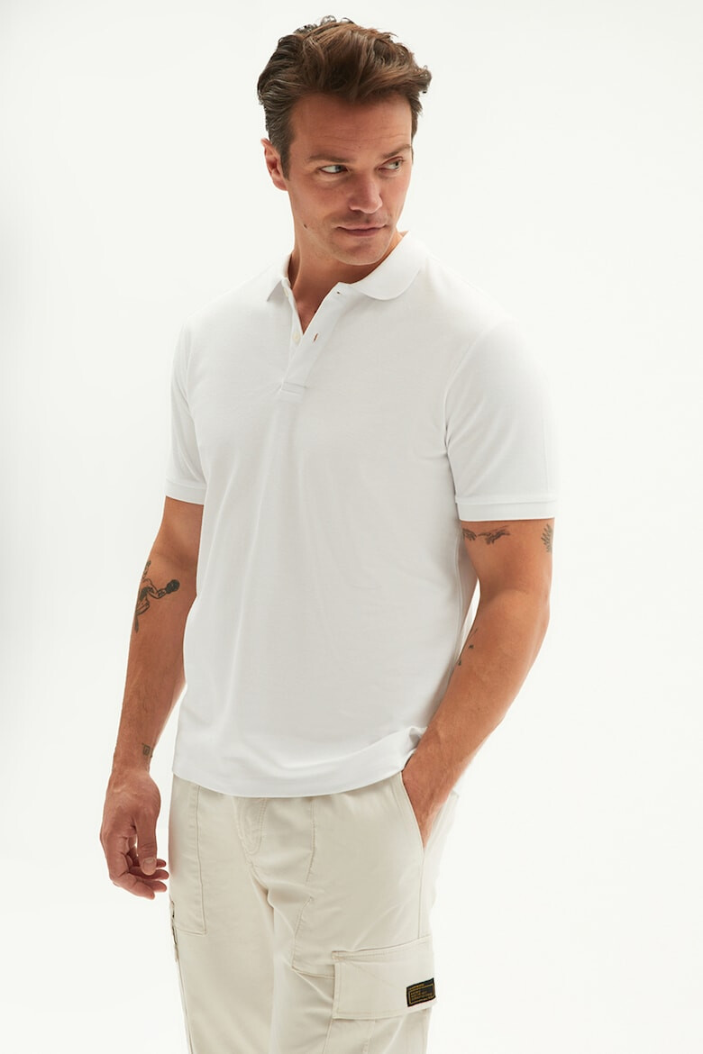 June Tricou polo cu model uni - Pled.ro