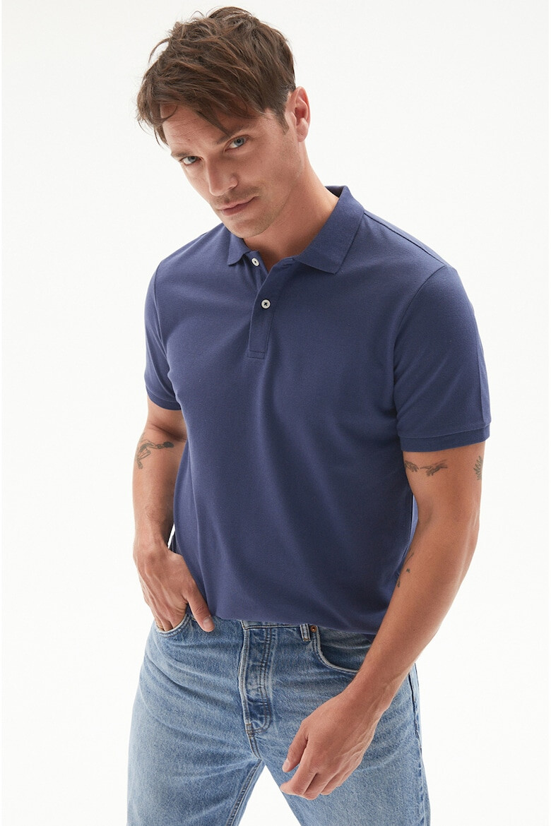 June Tricou polo cu model uni - Pled.ro