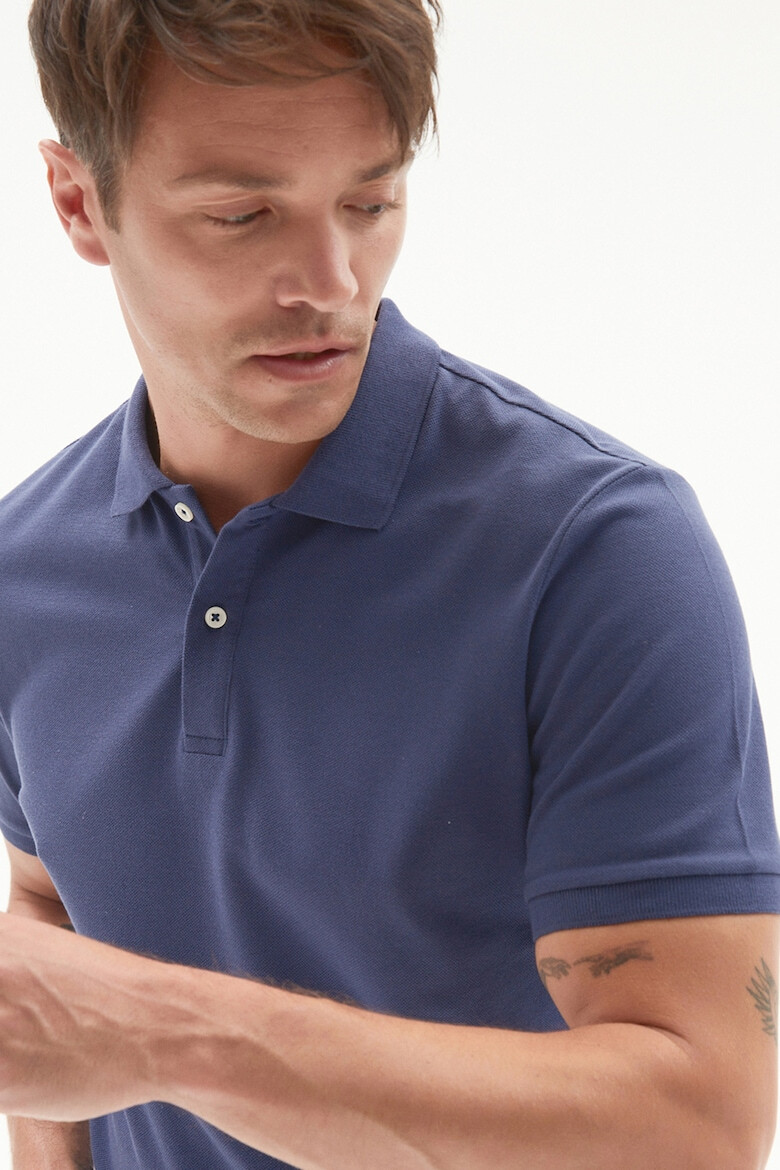 June Tricou polo cu model uni - Pled.ro