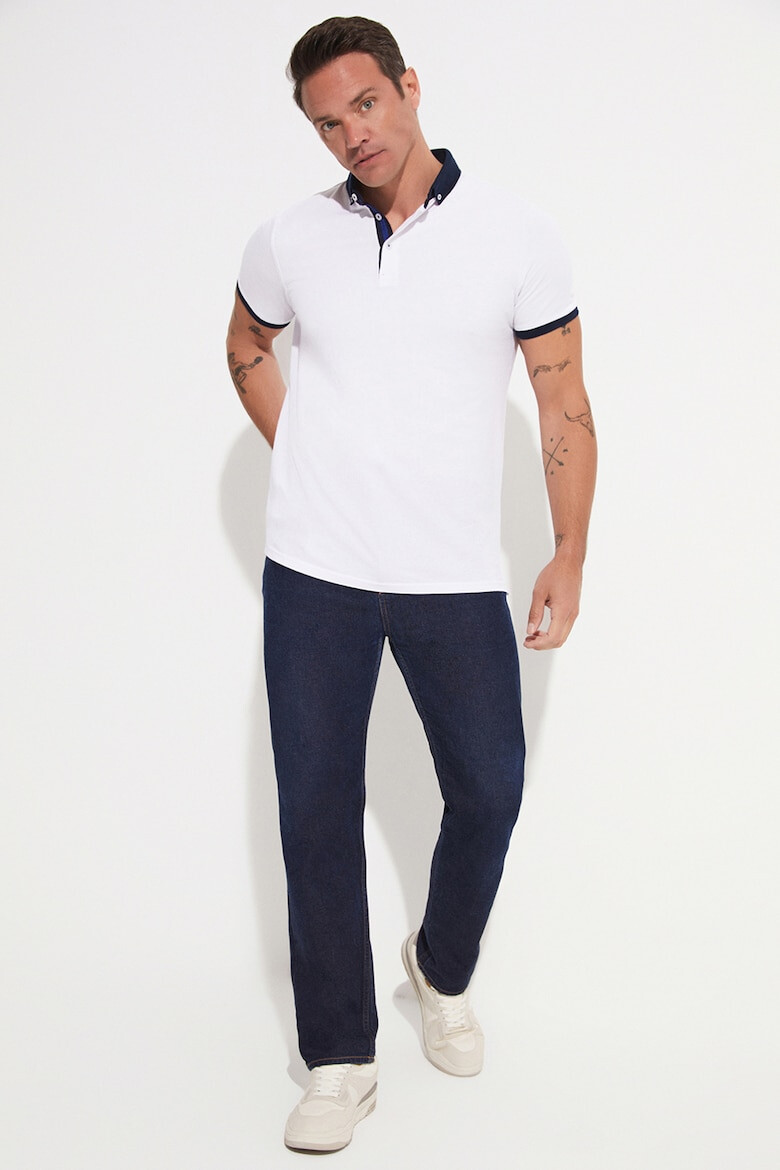 June Tricou polo slim fit de bumbac - Pled.ro