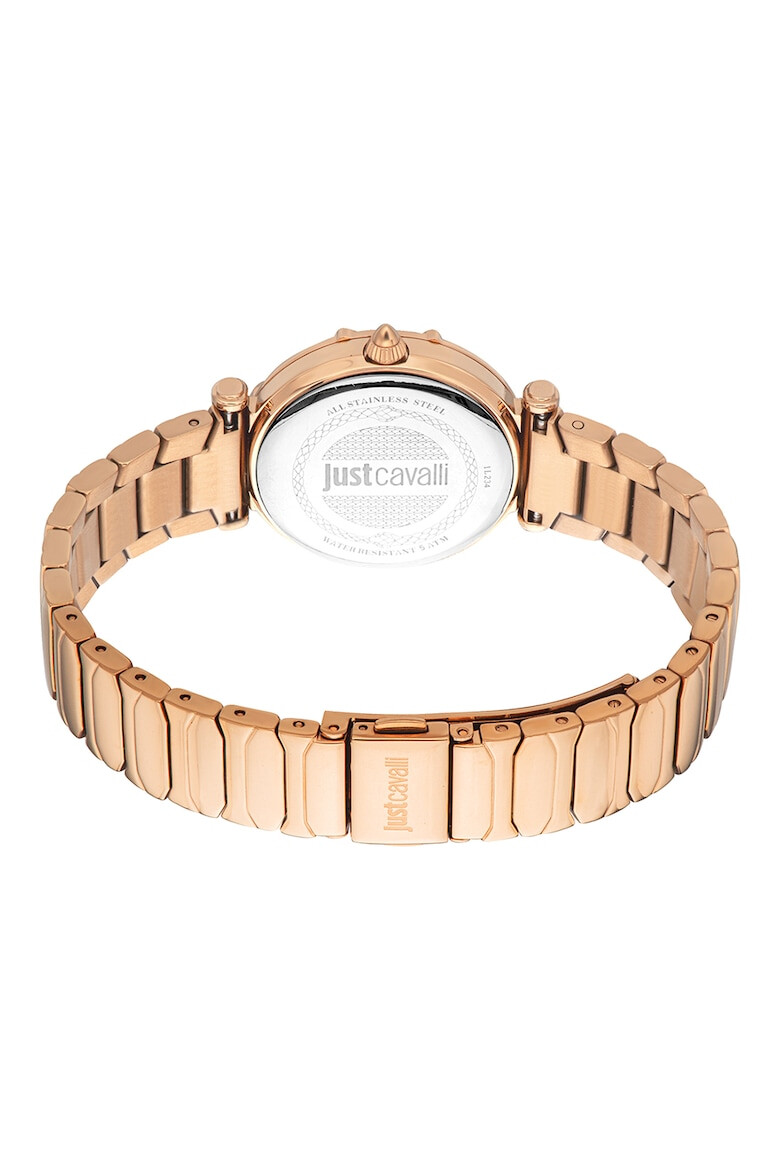 JUST CAVALLI Ceas quartz decorat cu zirconia - Pled.ro