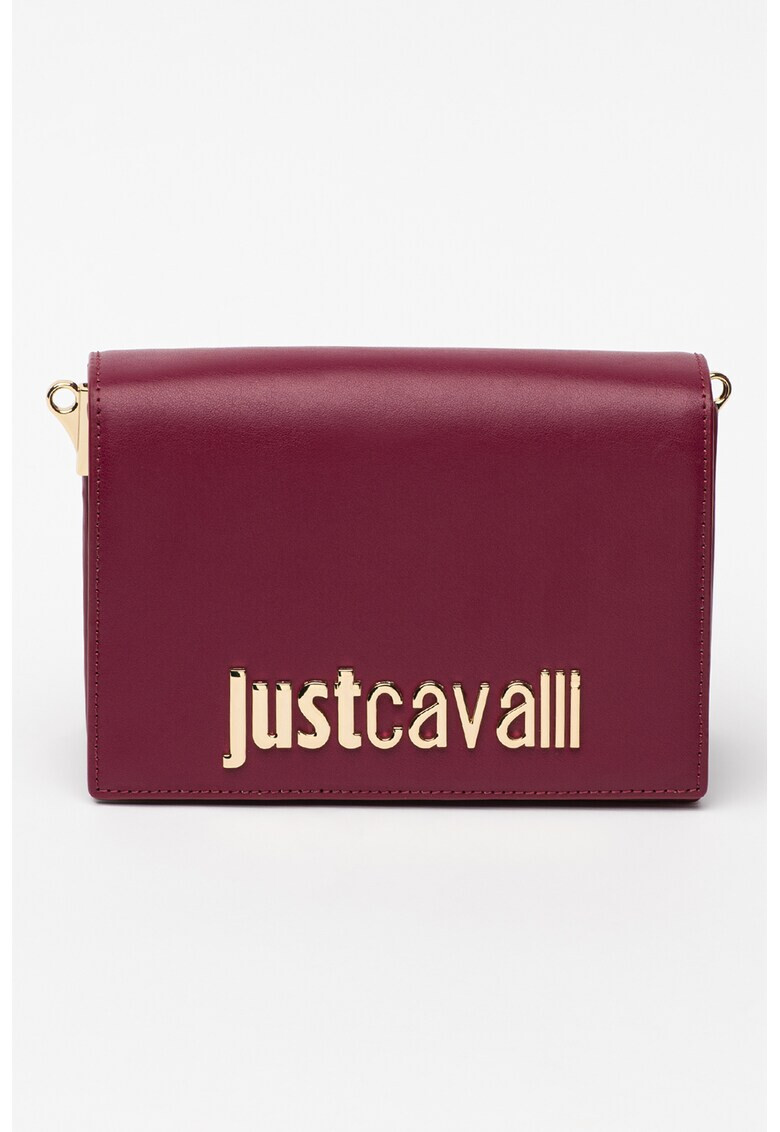 JUST CAVALLI Geanta crossbody de piele cu logo metalic - Pled.ro