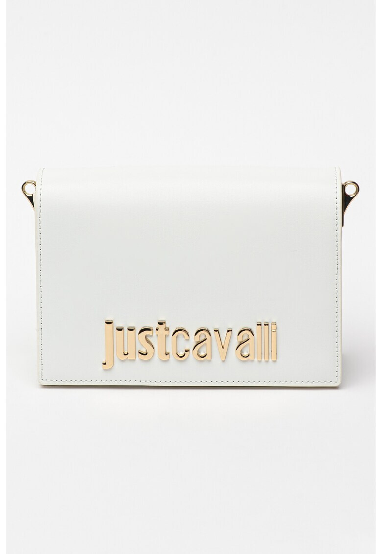 JUST CAVALLI Geanta crossbody de piele cu logo metalic - Pled.ro