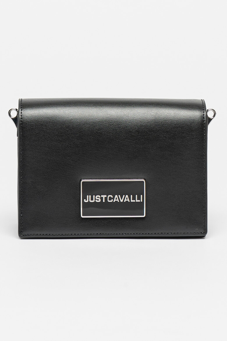 JUST CAVALLI Geanta crossbody de piele ecologica cu aplicatie logo - Pled.ro