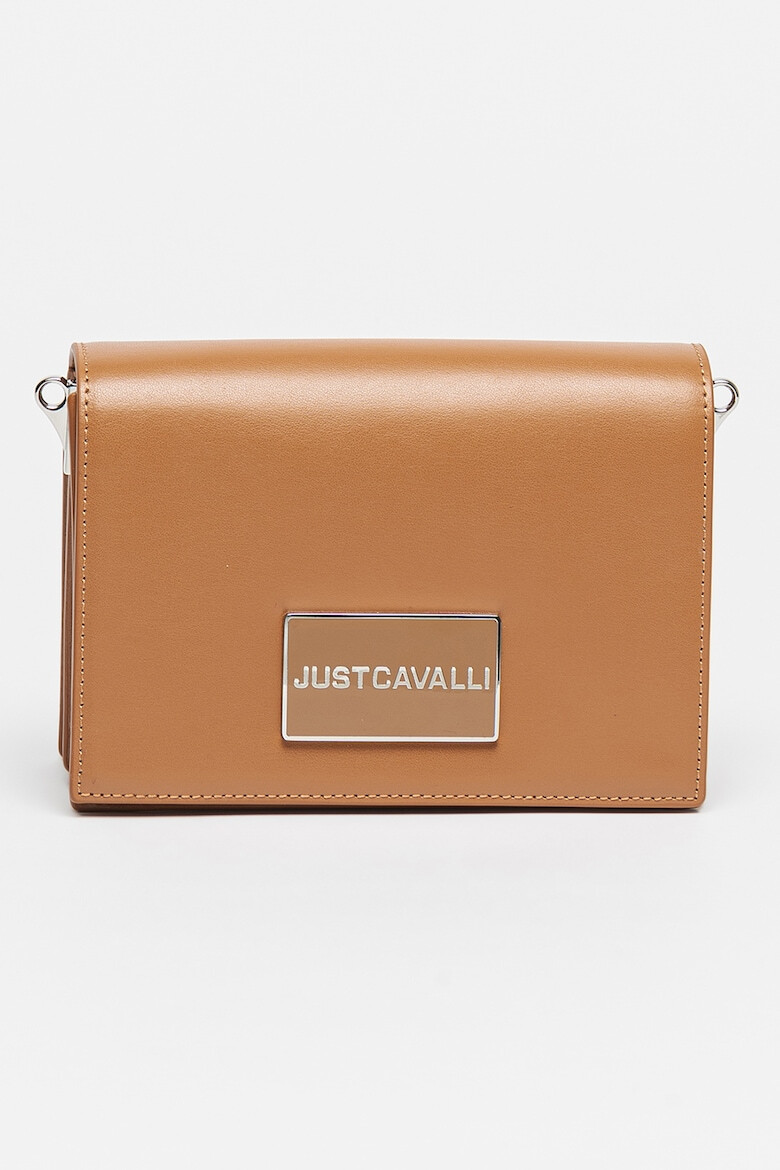 JUST CAVALLI Geanta crossbody de piele ecologica cu aplicatie logo - Pled.ro