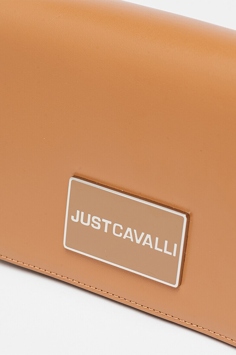 JUST CAVALLI Geanta crossbody de piele ecologica cu aplicatie logo - Pled.ro