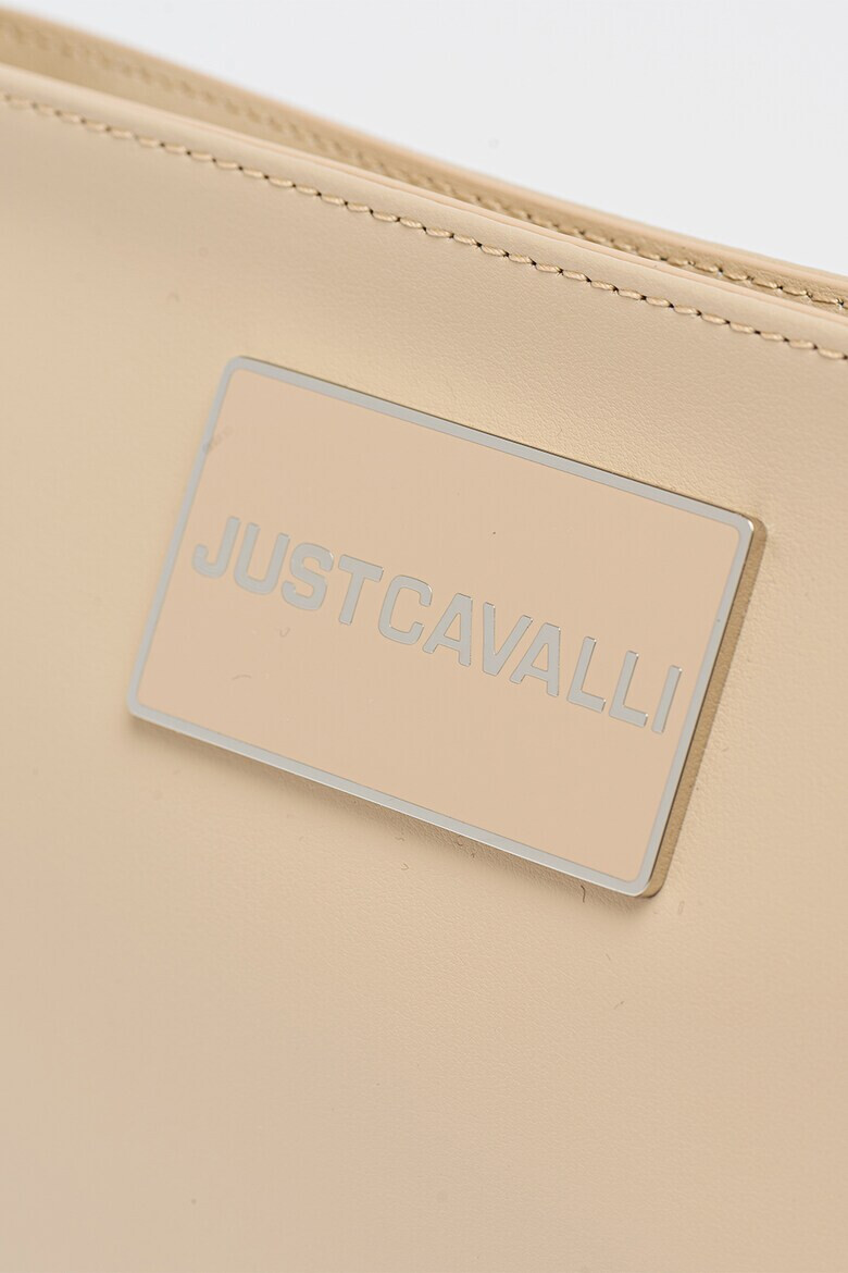 JUST CAVALLI Geanta crossbody de piele ecologica cu placuta logo - Pled.ro