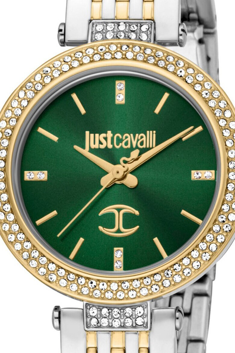 JUST CAVALLI Set de ceas si bratara-lant cu zirconia - Pled.ro