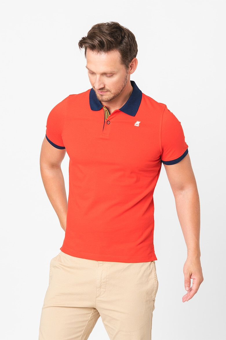 K-Way Tricou polo slim fit Vinnie - Pled.ro