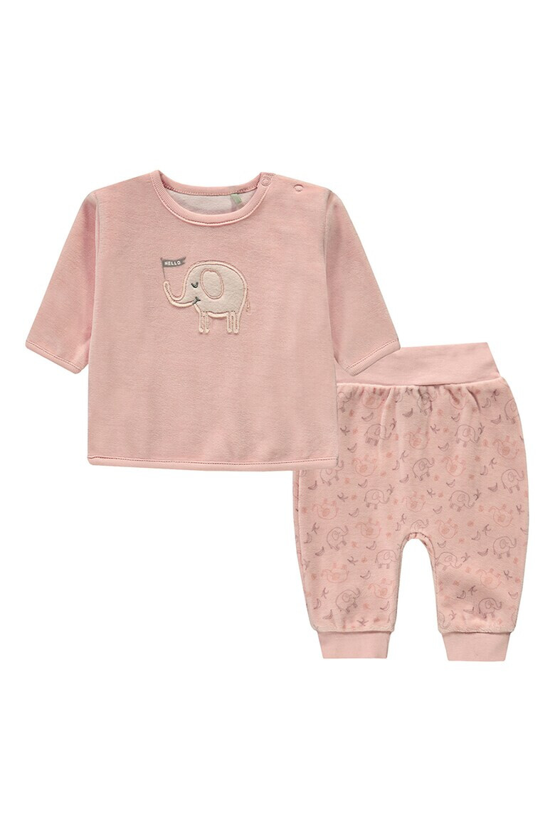 KANZ Set de bluza si pantaloni cu model cu animale - Pled.ro