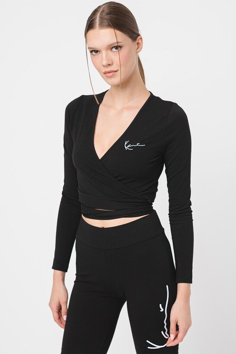 Karl Kani Bluza crop petrecuta - Pled.ro