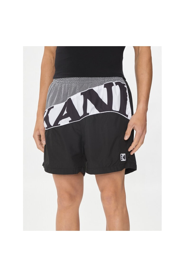 Karl Kani Pantaloni sport barbati 2144 Negru Poliester - Pled.ro