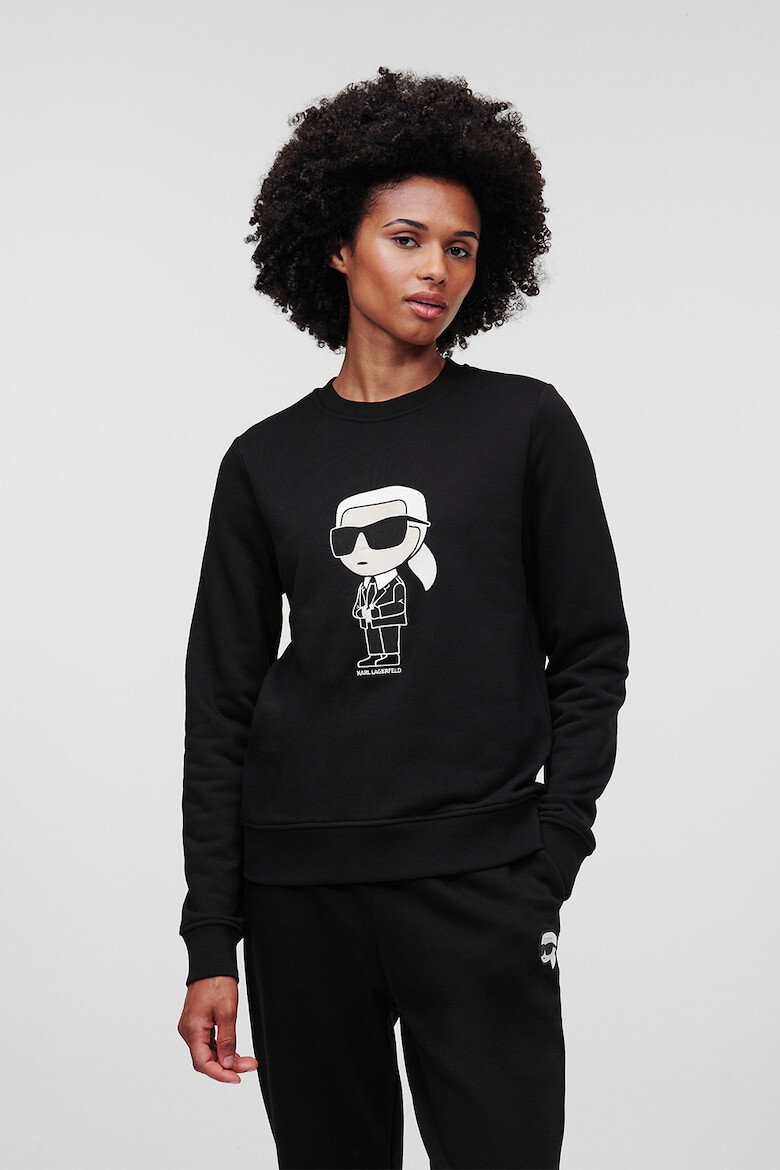 Karl Lagerfeld Bluza de trening din amestec de bumbac organic cu logo - Pled.ro