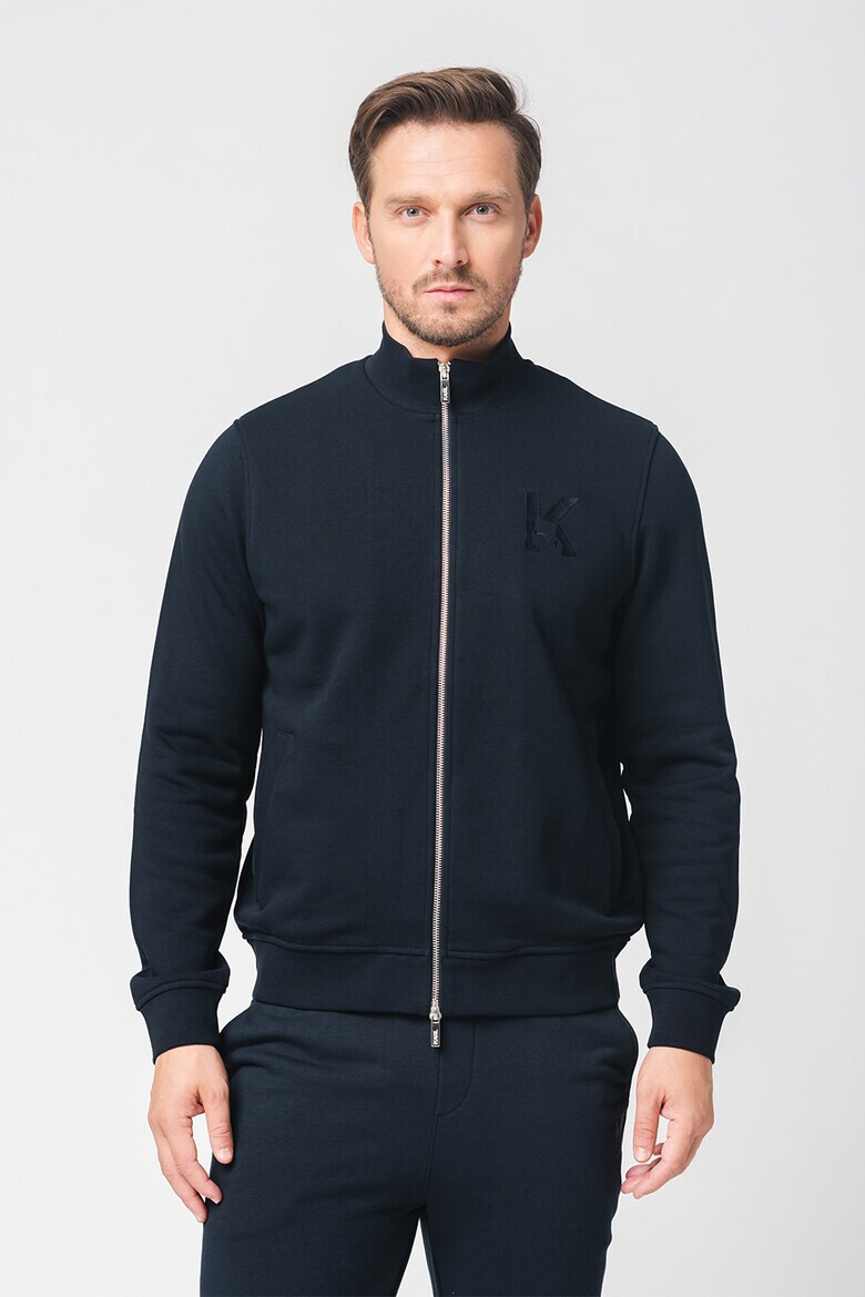 Karl Lagerfeld Bluza sport cu fermoar si buzunare laterale - Pled.ro