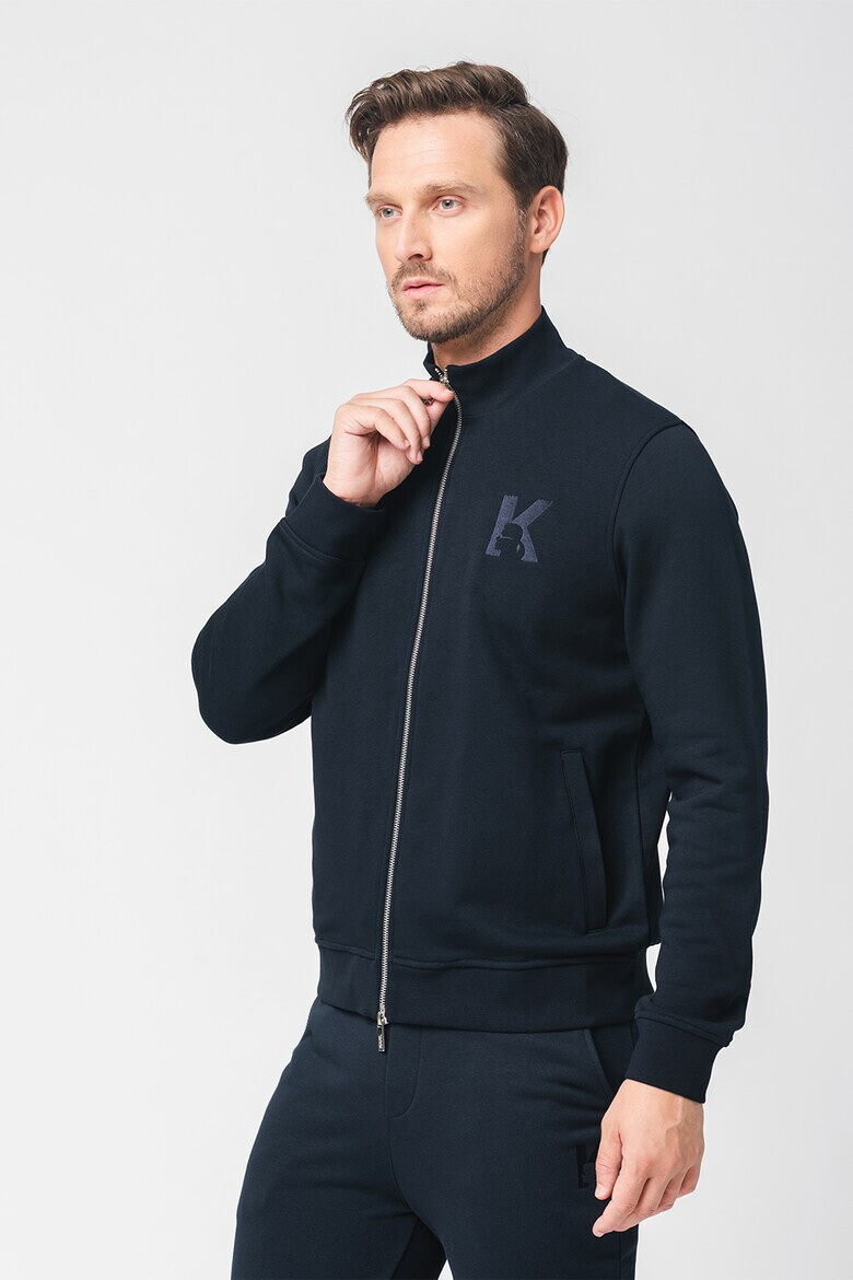 Karl Lagerfeld Bluza sport cu fermoar si buzunare laterale - Pled.ro