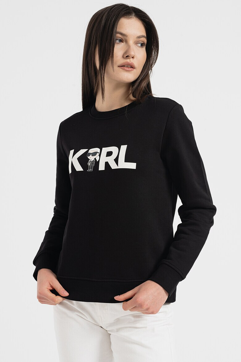 Karl Lagerfeld Bluza sport cu imprimeu logo - Pled.ro