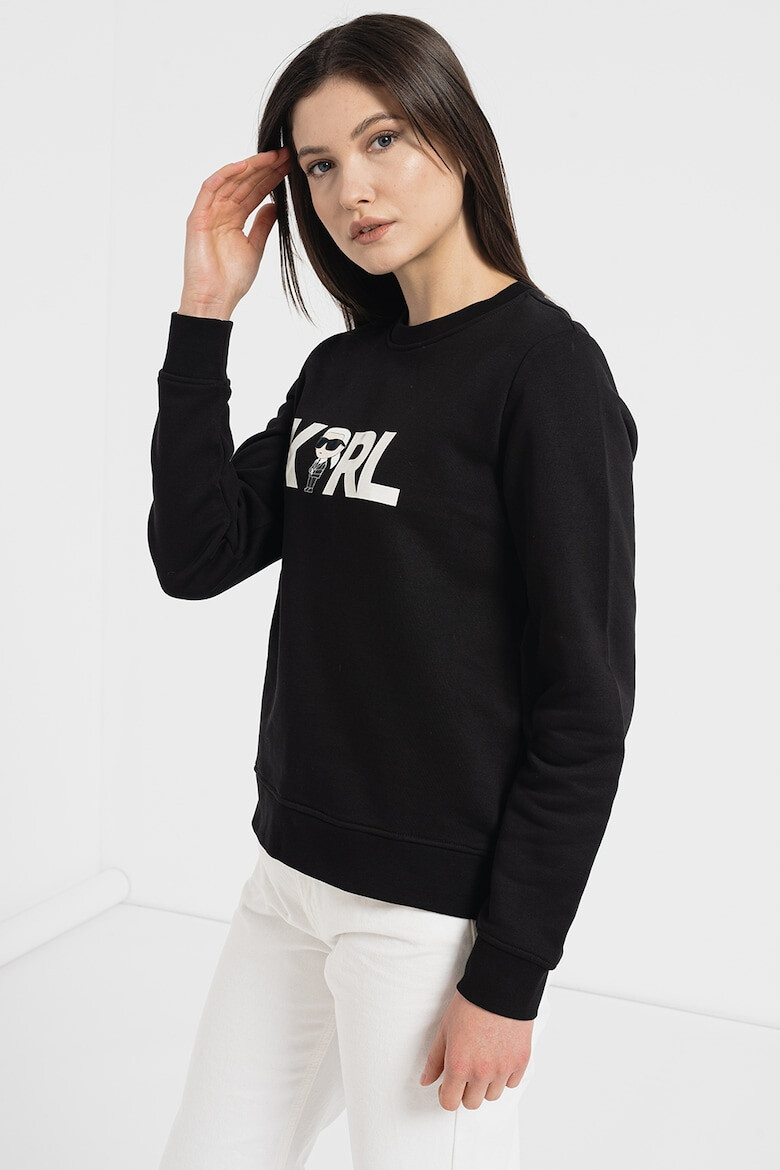 Karl Lagerfeld Bluza sport cu imprimeu logo - Pled.ro