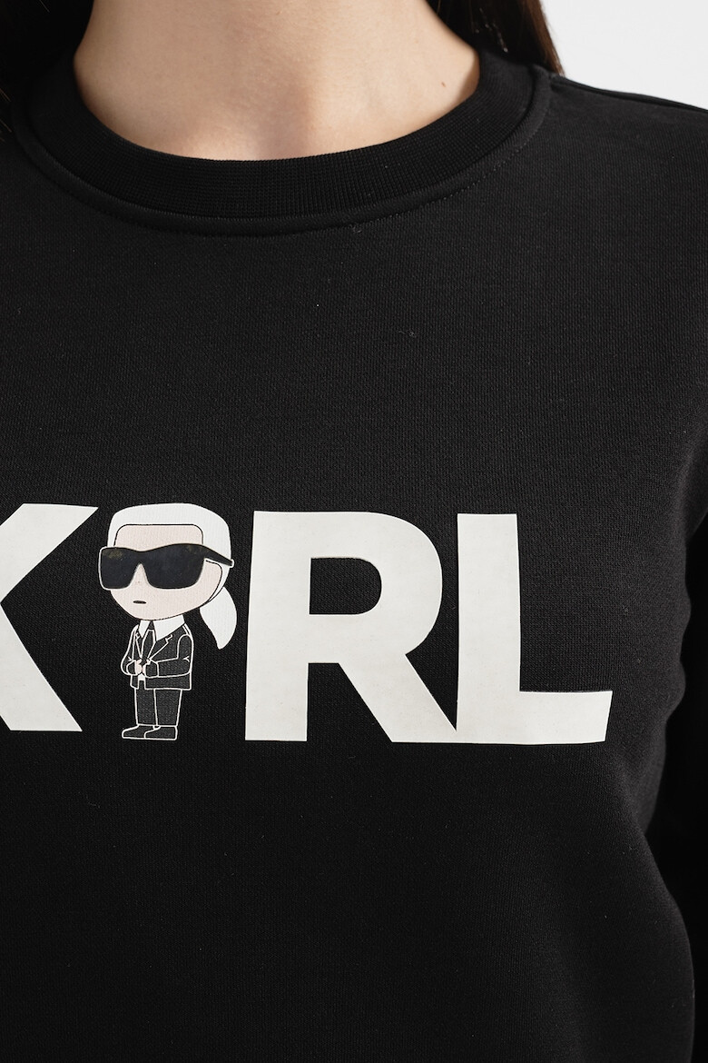 Karl Lagerfeld Bluza sport cu imprimeu logo - Pled.ro