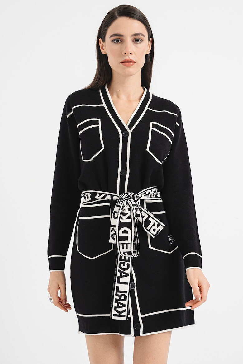 Karl Lagerfeld Cardigan regular fit cu nasturi - Pled.ro