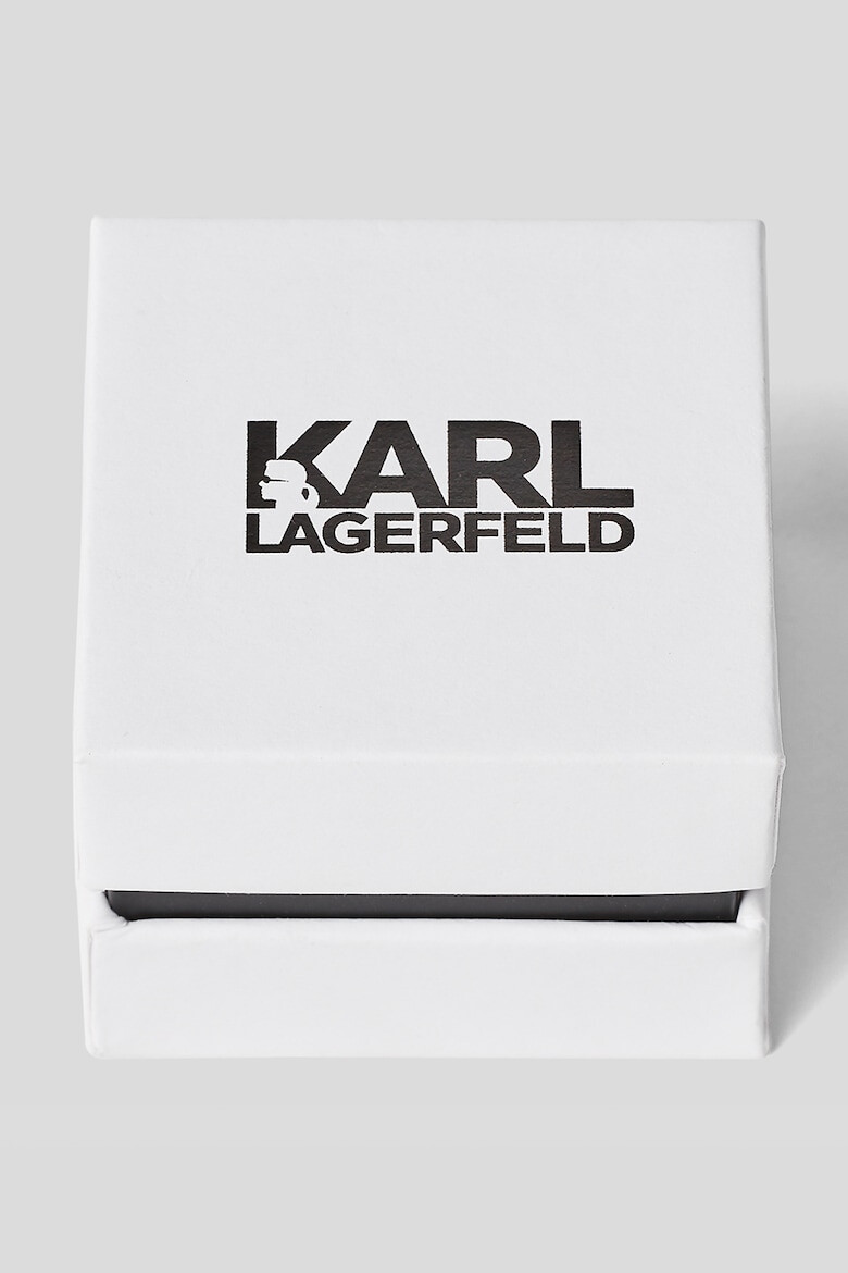 Karl Lagerfeld Cercei cu zirconia in forma de inima - Pled.ro