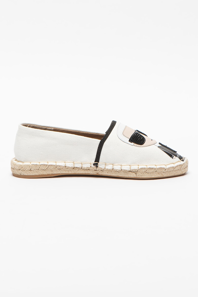 Karl Lagerfeld Espadrile cu strasuri Kamini - Pled.ro