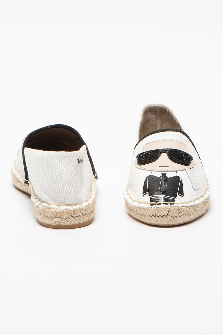 Karl Lagerfeld Espadrile cu strasuri Kamini - Pled.ro