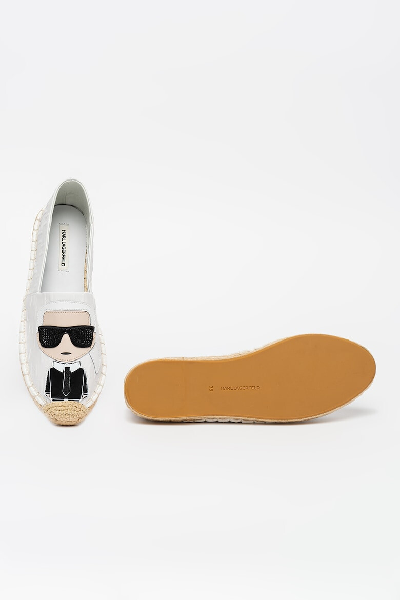 Karl Lagerfeld Espadrile de panza cu aplicatie logo Kamini - Pled.ro