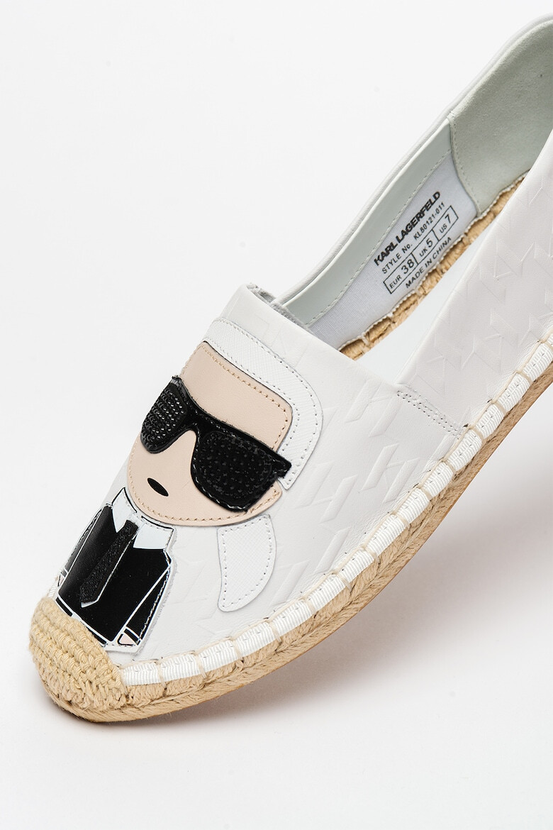 Karl Lagerfeld Espadrile de panza cu aplicatie logo Kamini - Pled.ro