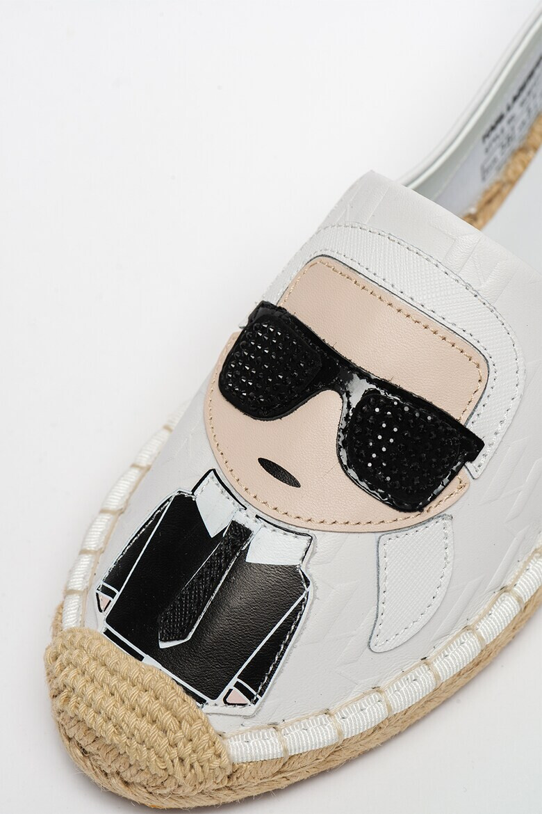 Karl Lagerfeld Espadrile de panza cu aplicatie logo Kamini - Pled.ro