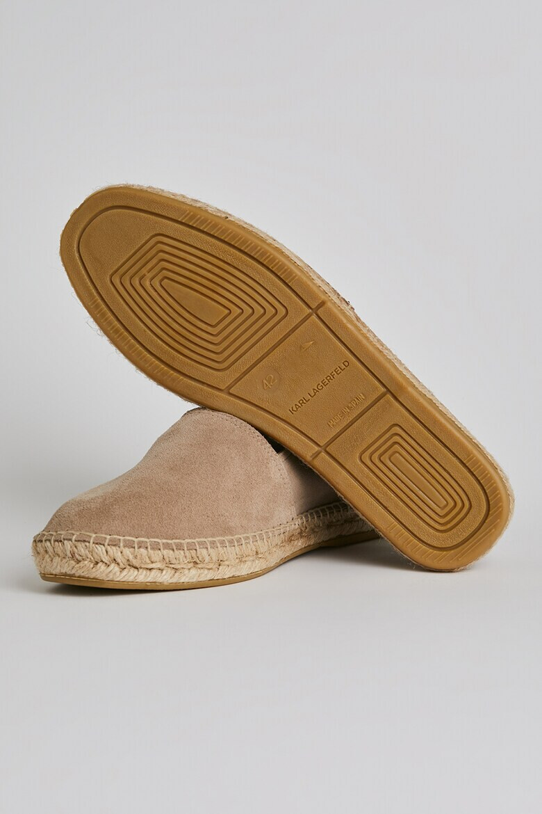 Karl Lagerfeld Espadrile de piele intoarsa - Pled.ro