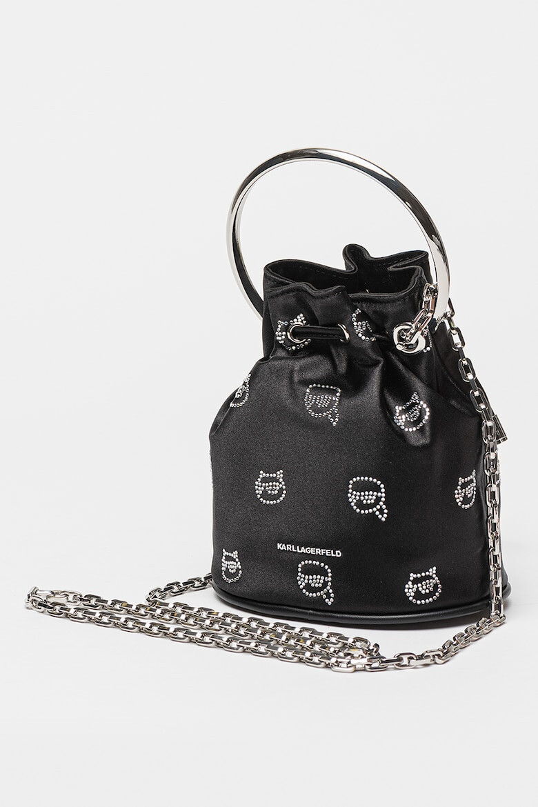 Karl Lagerfeld Geanta bucket cu model - Pled.ro